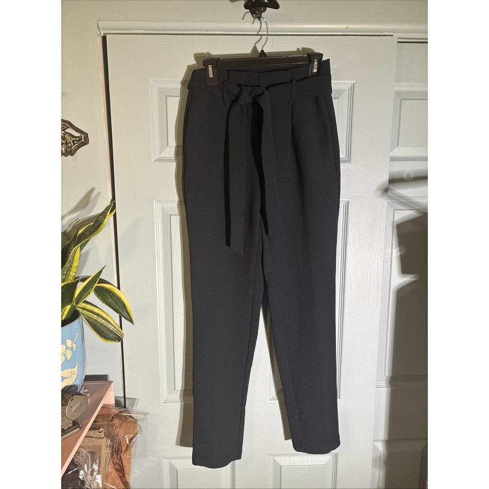 Y.A.S Navy Blue Dress Pants With Belt Sz‎  Small